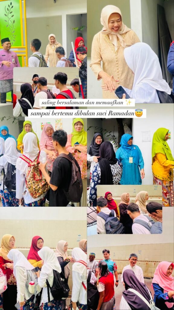Kegiatan Halal Bihalal SMP Negeri 141 Jakarta Menyambut Bulan Suci Ramadhan 1446 H